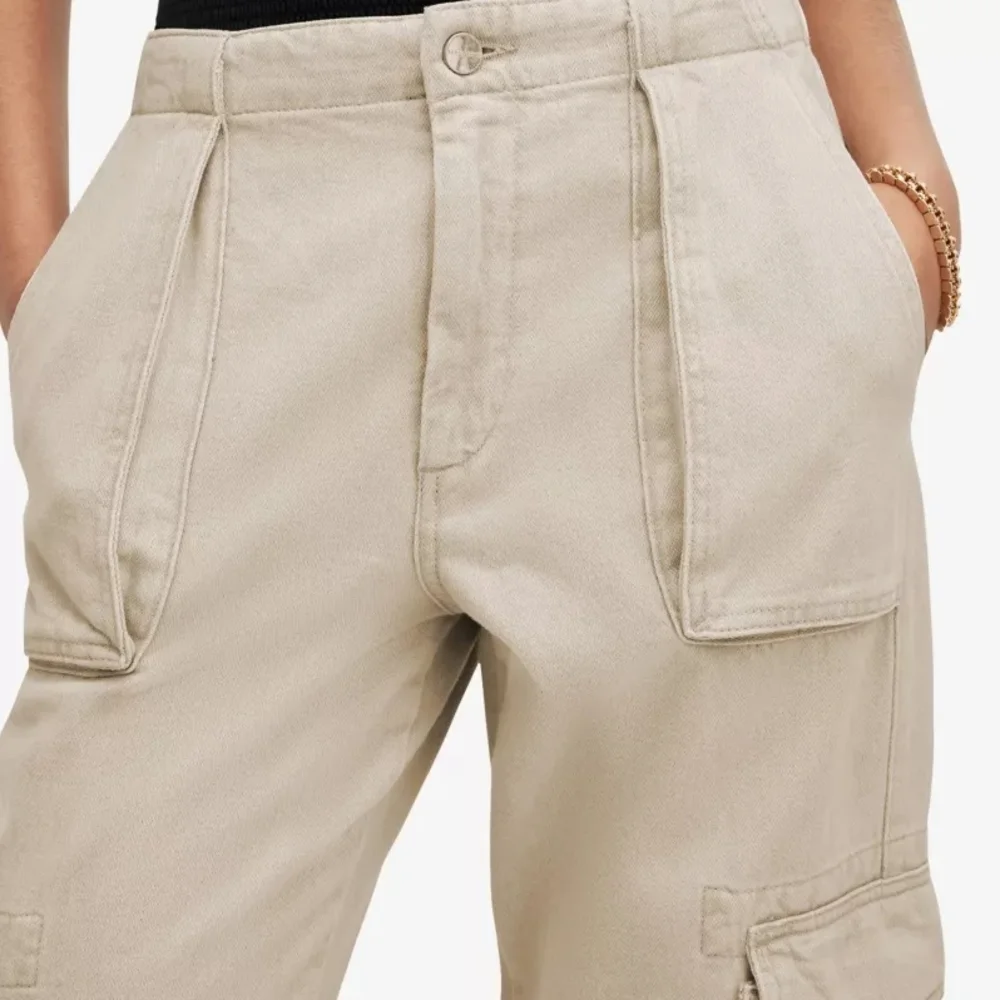 All Saints‎ Light Tan Cargo Pants Size 12 US - Picture 4 of 12